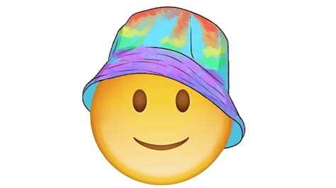 bucket hat emoji.